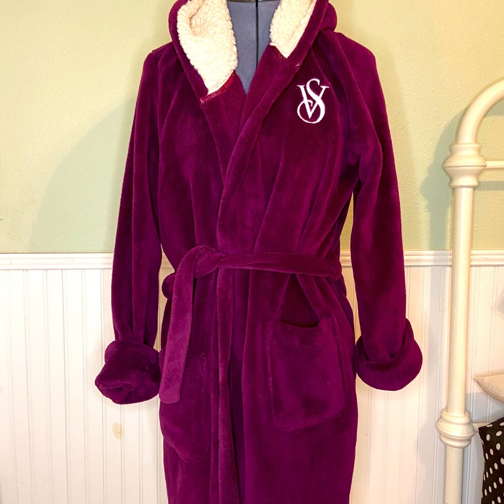 Victoria Secret burgundy bath robe